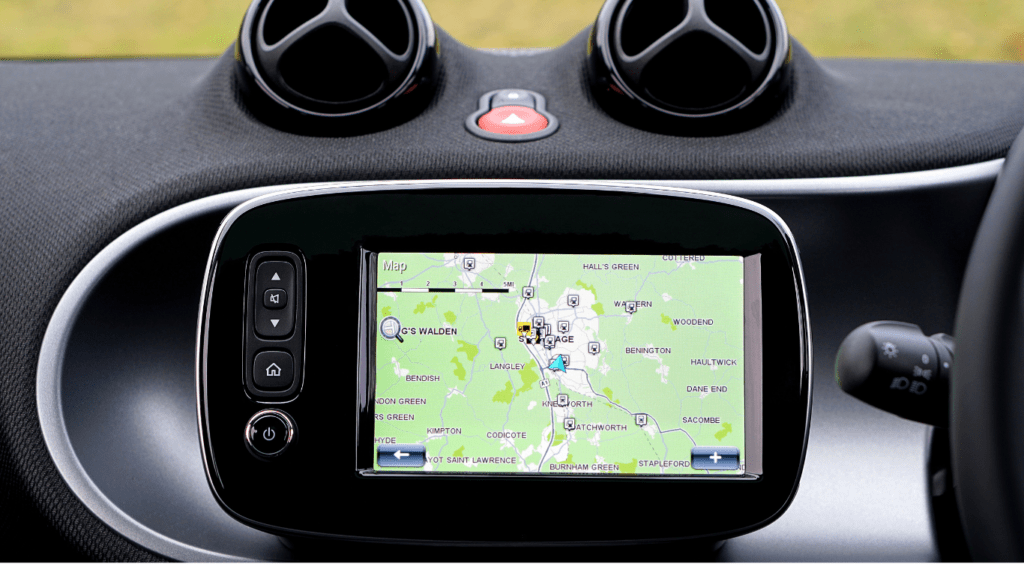 GPS in the car