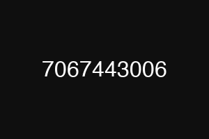 7067443006