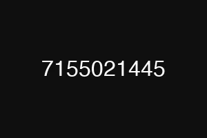 7155021445