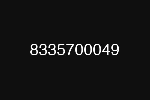 8335700049