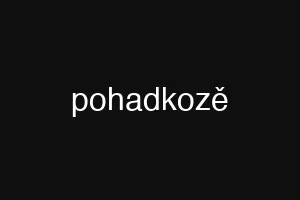 pohadkozě