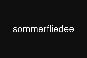 sommerfliedee