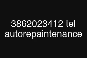 3862023412 tel autorepaintenance