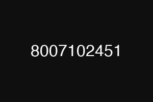 8007102451